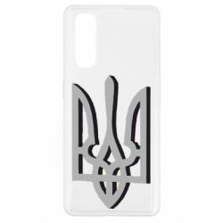 Чохол для Oppo Find X2Двокольоровий герб України - PrintSalon