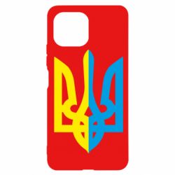 Чехол для Xiaomi Mi11 Lite Двокольоровий герб України - PrintSalon