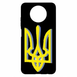 Чохол для Xiaomi Redmi Note 9 5G/Redmi Note 9T Двокольоровий герб України - PrintSalon