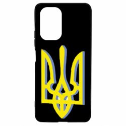 Чохол для Xiaomi Poco F3/K40 Двокольоровий герб України - PrintSalon