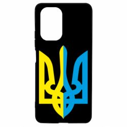 Чехол для Xiaomi Poco F3/K40 Двокольоровий герб України - PrintSalon