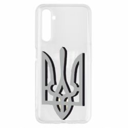 Чохол для Realme 6 Двокольоровий герб України - PrintSalon