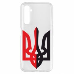 Чехол для Realme 6 Pro Двокольоровий герб України - PrintSalon