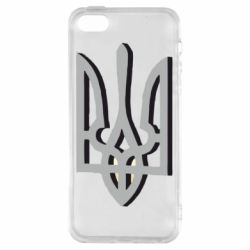 Чохол для iphone 5/5S/SE Двокольоровий герб України - PrintSalon