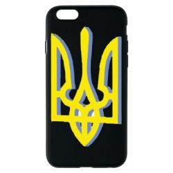 Чохол для iPhone 6/6S Двокольоровий герб України - PrintSalon