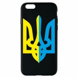 Чехол для iPhone 6/6S Двокольоровий герб України - PrintSalon