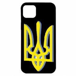 Чохол для iPhone 14 Plus Двокольоровий герб України - PrintSalon