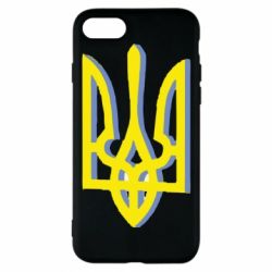Чохол для iPhone 7 Двокольоровий герб України - PrintSalon