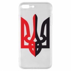 Чехол для iPhone 7 Plus Двокольоровий герб України - PrintSalon