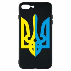 Чехол для iPhone 8 Plus Двокольоровий герб України - PrintSalon