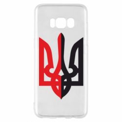 Чехол для Samsung S8 Двокольоровий герб України