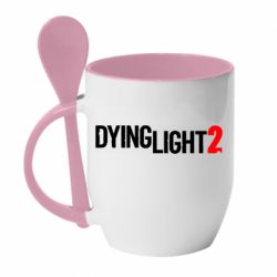 Чашка з ложкою Dying Light 2 logo - PrintSalon