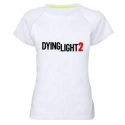 Жіноча футболка для спорту Dying Light 2 logo - PrintSalon