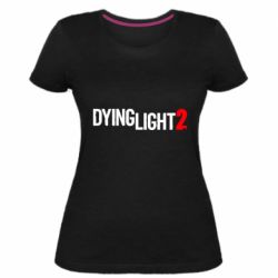 Жіноча преміум футболка Dying Light 2 logo - PrintSalon