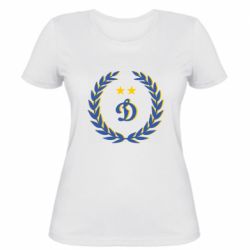Женская футболка Dynamo and laurel wreath - PrintSalon