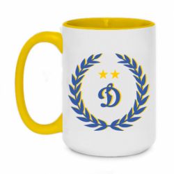Чашка двухцветная 420ml Dynamo and laurel wreath - PrintSalon