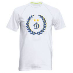 Мужская футболка для спорта Dynamo and laurel wreath - PrintSalon