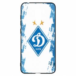 Чехол для Xiaomi Pocophone F1 Dynamo Kiev on the background of polygons - PrintSalon