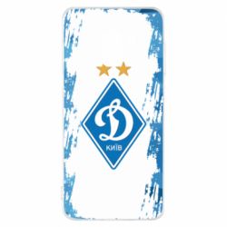Чехол для Samsung A8 2018 Dynamo Kiev on the background of polygons - PrintSalon
