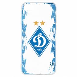 Чехол для iPhone SE 2020 Dynamo Kiev on the background of polygons - PrintSalon