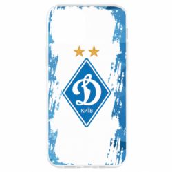 Чехол для iPhone 12 Dynamo Kiev on the background of polygons - PrintSalon