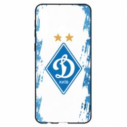 Чехол для Samsung A21 Dynamo Kiev on the background of polygons