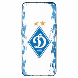 Чехол для Oppo Reno 5 Lite Dynamo Kiev on the background of polygons - PrintSalon