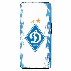 Чехол для Oppo Reno 5 4G Dynamo Kiev on the background of polygons - PrintSalon
