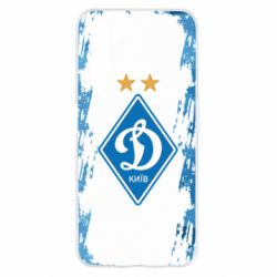 Чехол для Realme 6 Dynamo Kiev on the background of polygons - PrintSalon