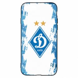 Чехол для iPhone SE 2022 Dynamo Kiev on the background of polygons - PrintSalon