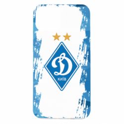 Чехол для iPhone 14 Dynamo Kiev on the background of polygons - PrintSalon