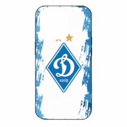 Чехол для iPhone 14 Pro Dynamo Kiev on the background of polygons - PrintSalon