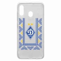 Чехол для Samsung A20 Dynamo logo and ornament - PrintSalon