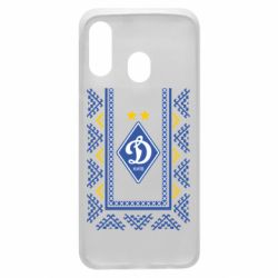 Чехол для Samsung A40 Dynamo logo and ornament - PrintSalon
