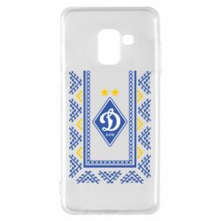 Чехол для Samsung A8 2018 Dynamo logo and ornament - PrintSalon