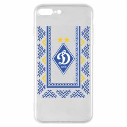 Чехол для iPhone 8 Plus Dynamo logo and ornament - PrintSalon