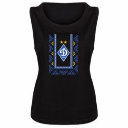 Женская майка Dynamo logo and ornament - PrintSalon