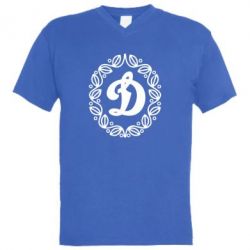 Мужская футболка  с V-образным вырезом Dynamo Original - PrintSalon