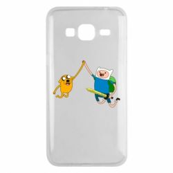 Чехол для Samsung J3 2016 Джейк и Фин - PrintSalon