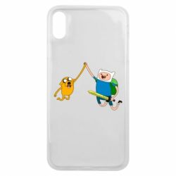 Чехол для iPhone Xs Max Джейк и Фин - PrintSalon