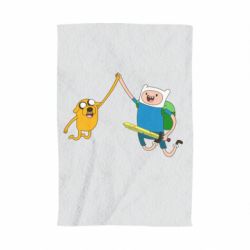 Полотенце с принтом Джейк и Фин - PrintSalon