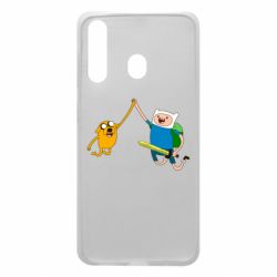 Чехол для Samsung A60 Джейк и Фин - PrintSalon