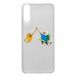 Чехол для Samsung A70 Джейк и Фин - PrintSalon