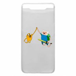 Чехол для Samsung A80 Джейк и Фин - PrintSalon