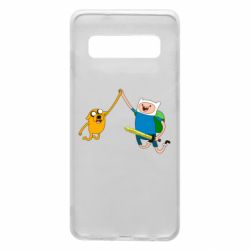 Чехол для Samsung S10 Джейк и Фин - PrintSalon