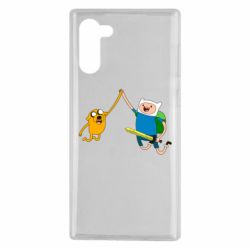 Чехол для Samsung Note 10 Джейк и Фин - PrintSalon