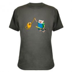 Камуфляжная футболка Джейк и Фин - PrintSalon