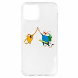 Чехол для iPhone 12 Джейк и Фин - PrintSalon