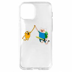Чехол для iPhone 12 mini Джейк и Фин-PrintSalon Чехол для iPhone 12 mini Джейк и Фин