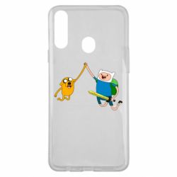 Чехол для Samsung A20s Джейк и Фин - PrintSalon